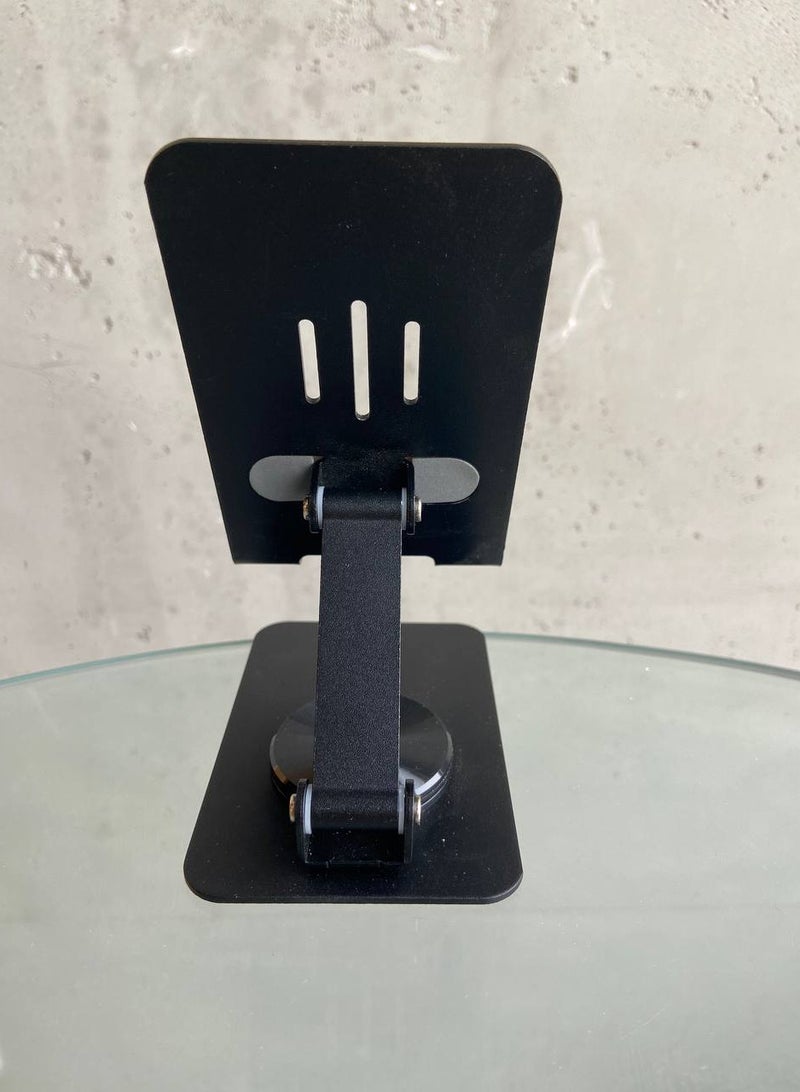 Stand metal Mobile Stand Adjustable Mobile Holder Foldable Phone holder, Desktop iPhone Stand Compatible With All Mobile Phone - Image 3