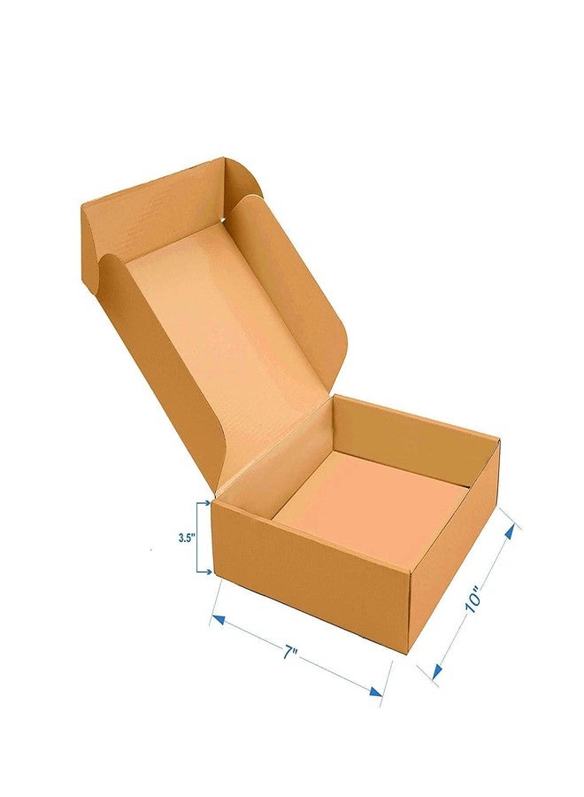 Box Brother 3 Ply Brown Corrugated Packing Box Flap Type Size: 10X7X3.5 Length 10 inch Width 7 inch Height 3.5 inch Shipping box Courier Box (Pack of 20) - Image 4