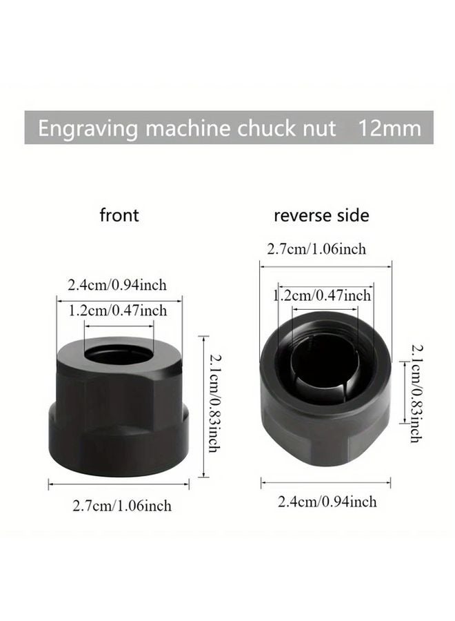 12mm Chuck Nut For Engraving Machine Electric Router Milling Cutter Accessory - Image 4