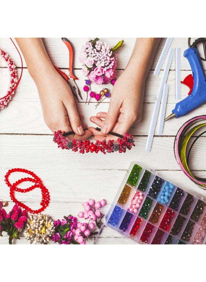 اعواد مسدس الشمع، 20 قطعة مقاس 11.2 ملم × 200 ملم، اصابع شمع لاصقة تذوب بمسدس الشمع الساخن - Image 5