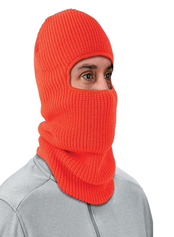 إرغوداين قناع الوجه Ergodyne N-Ferno 6829 Balaclava، قناع تزلج حراري مزدوج الطبقات محبوك، برتقالي - Image 1