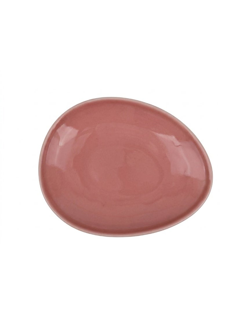 Ariane Premium Fine Porcelain Oval Miniature Plate 15cm Old Rose - Image 1