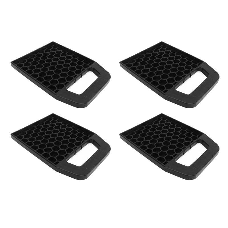 4PCS RV Jack Pad Prevent Jacks Sinking Anti Slip Weather Proof Leveling Jack Block for Camper Caravan Trailer Black - Image 4