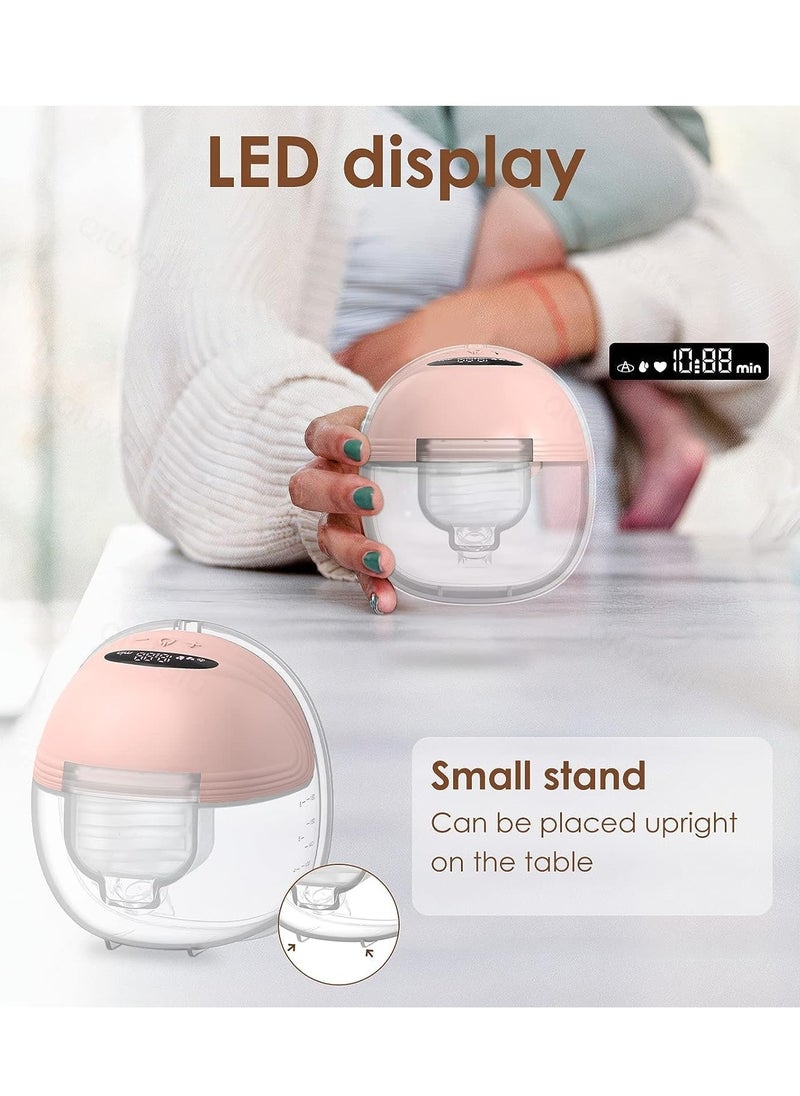 WENTCCION - Wearable Pump for feeding Portable Electric Pump Hands Free 3 Modes 12 Suction Low Noise with 24mm Silicone Flange 180ml Storage Capacity - Image 1