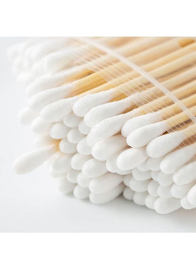 Generic 600 Buds Ear Cleaning Buds Wooden Cotton Swabs Eco Friendly Ear Swabs for Removing Ear Wax, Baby Care, Art & Craft etc. 100% Pure Cotton Buds (600 Buds)  - Image 5