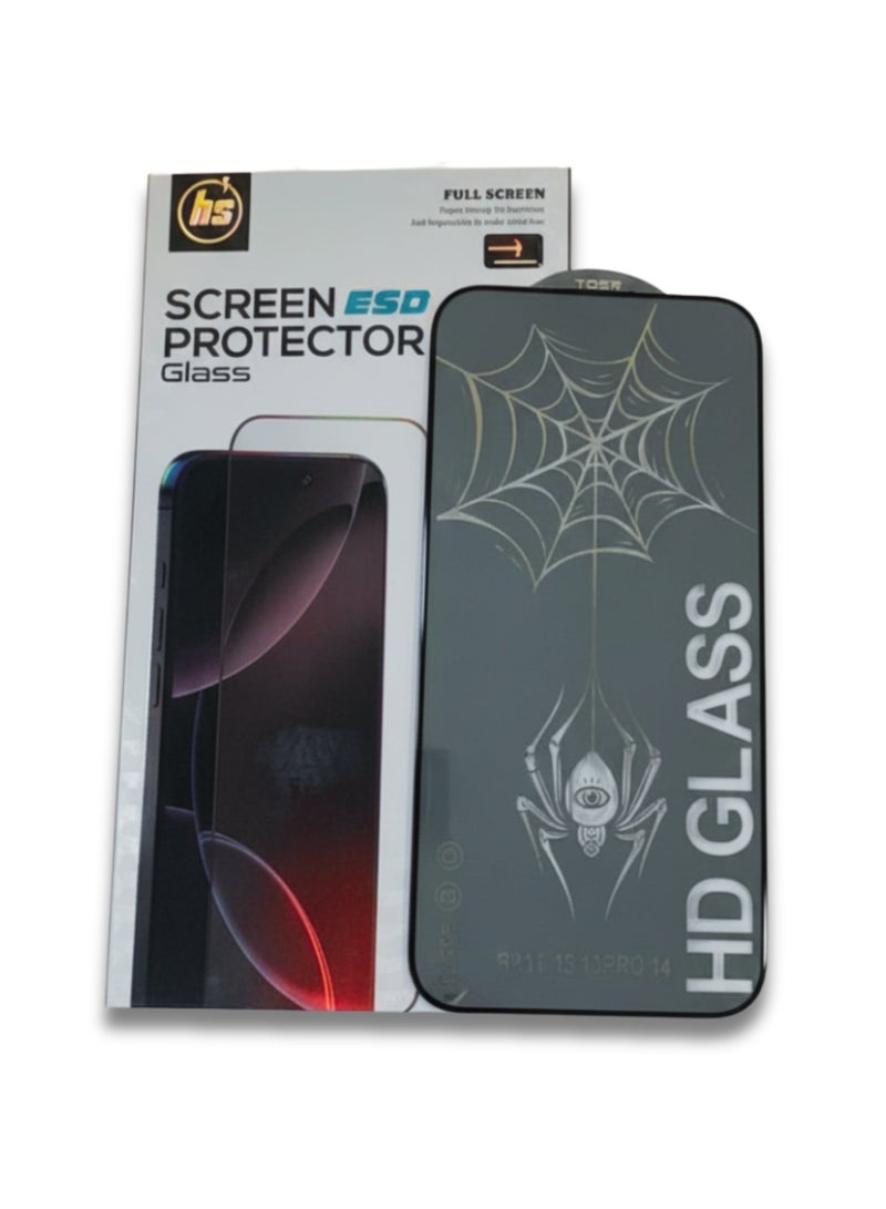 اتش اس HS 13 Pro HD Clear Tempered Glass Screen Protector – Ultra Transparent, Anti-Scratch, 9H Hardness - Image 1