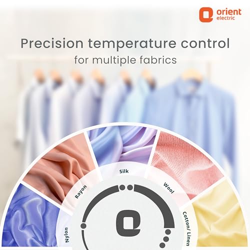 Orient Electric Fabrismooth 1000W Dry iron (Press) | Non-stick Weilburger coating| Silver Layered Thermostat| G-shaped heating element| ISI certified| 2-year replacement warranty by Orient - Image 5