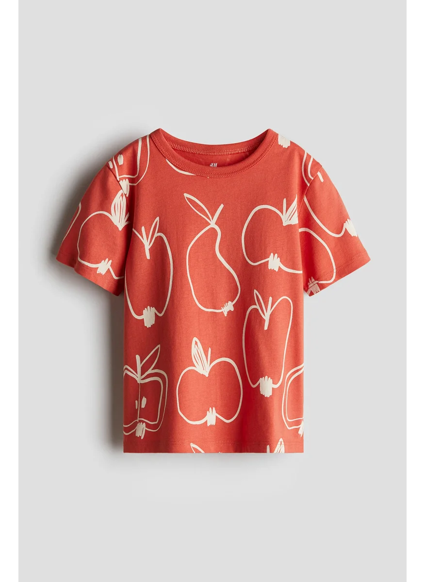 اتش اند ام Printed Cotton T-Shirt