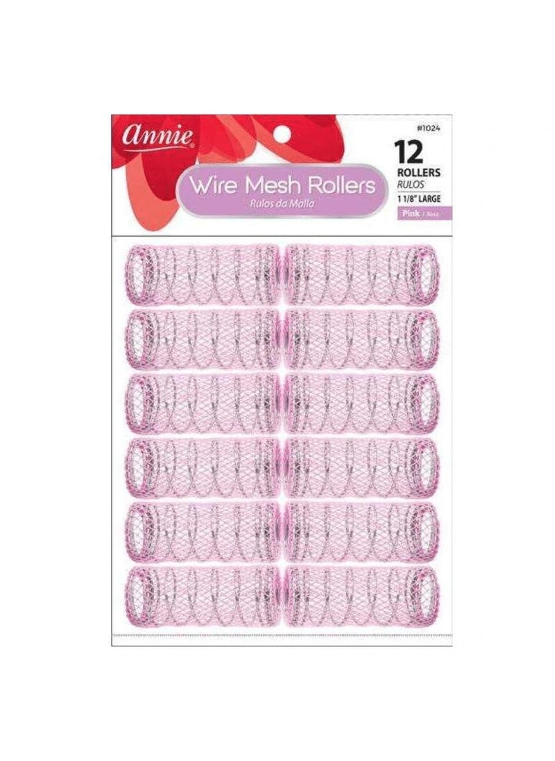 Annie - Wire mesh Rollers Wire mesh Hair Roller Purple - Image 1