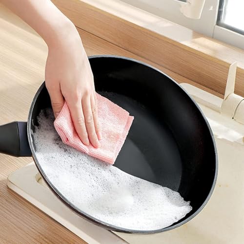ATIRAMANIYA Essentials Reusable Microfiber Cleaning & Drying Wipes For Home Kitchen & Office Multifunctional Cleaning Rag Uper Soft Lint & Streak Free Absorbent Cleaning Cloths (Multicolor)(Pack Of 1) - Image 2