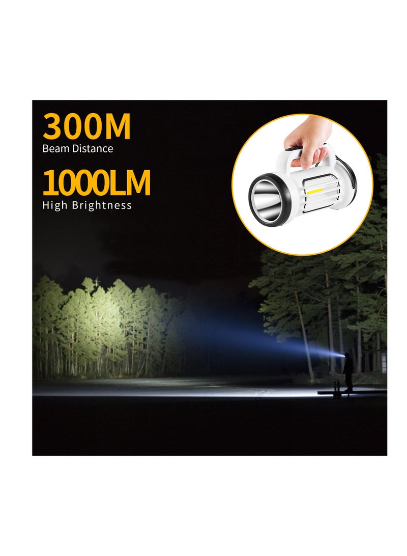 Excefore Flashlight Lantern for Camping, Super Bright 1000 Lumen Powerful LED Rechargeable Flashlights with 5 Light Modes, IPX6 Waterproof, Perfect for Power Outages, Hurricane Emergency, Hiking, Fishing  - Image 2