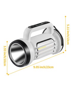 Excefore Flashlight Lantern for Camping, Super Bright 1000 Lumen Powerful LED Rechargeable Flashlights with 5 Light Modes, IPX6 Waterproof, Perfect for Power Outages, Hurricane Emergency, Hiking, Fishing  - Image 5