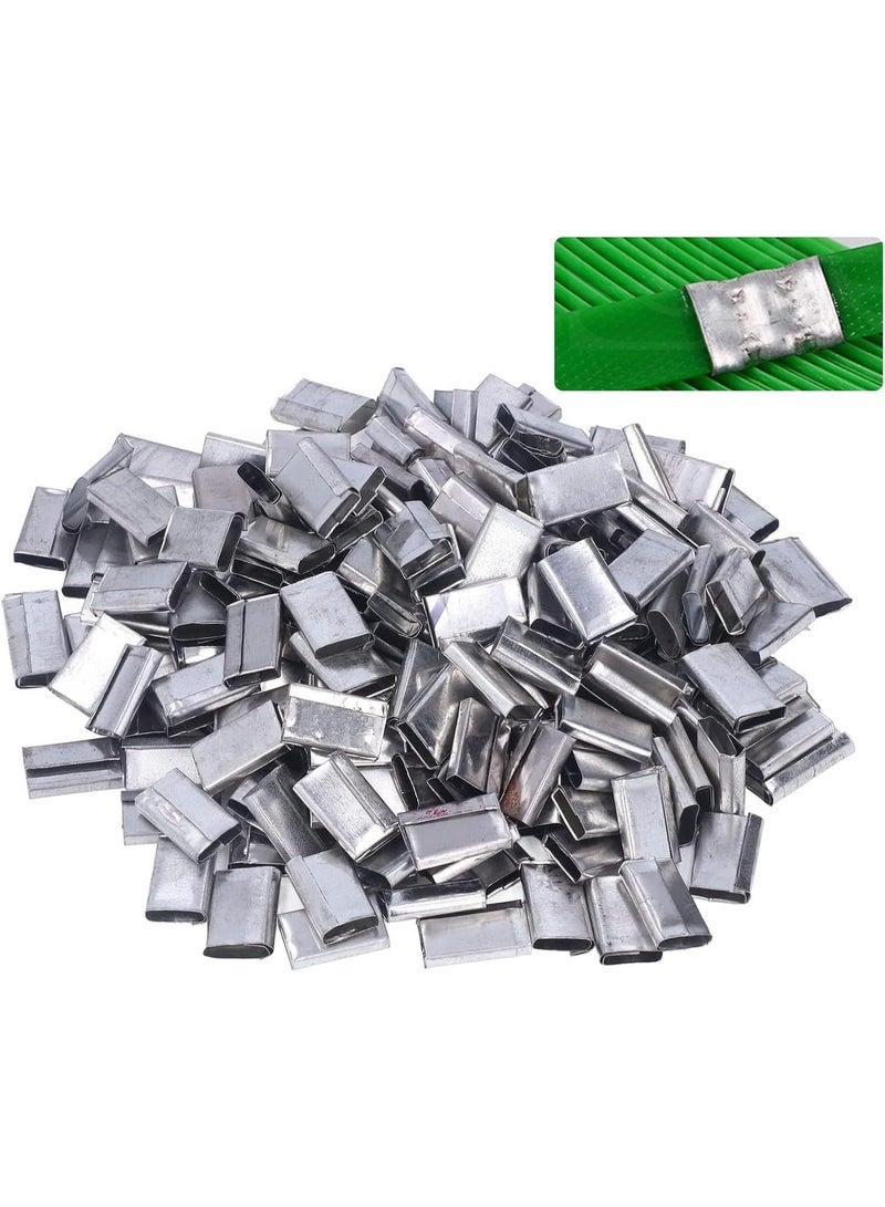 Rubik 600pcs Steel Seal Buckle 30mm x 17.5mm for Securing Packaging and Pallet Strapping Banding  - Image 5