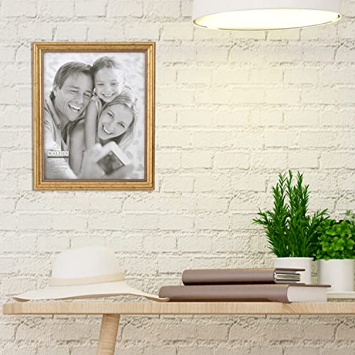 Malden إطار صور خشبي كلاسيكي من مالدن إنترناشيونال ديزاينز، 8x10، ذهبي - Image 4