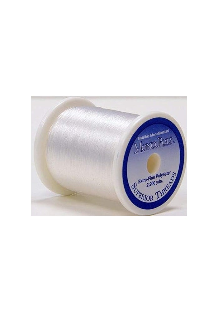 Superior Threads MonoPoly Invisible Polyester Thread - 2200 Yards Clear - Image 2