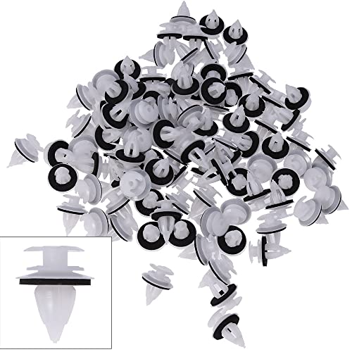 Saihisday Door Panel Clips with Seal Ring Replacement for BMW E34 E36 E38 E39 E46 X5 M3 M5 Z3 (Pack of 100) - Image 1