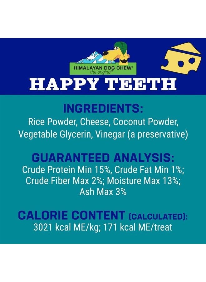 Happy Teeth Yak Cheese Dog Chews Dental Chews, 100% Natural, Long Lasting, Gluten Free, Healthy & Safe Dog Treats for Oral Health, Lactose & Grain Free, Protein Rich, 2 Chews - pzsku/ZF8A311792AC33AAD7535Z/45/_/1687446623/a45d8a34-63c7-46bd-99e4-367f414c0f7a