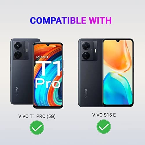 LIRAMARK Silicone Soft Back Cover Case for iQOO Z6 Pro |Vivo T1 Pro 5G | Vivo S15E (Silicone Black) - Image 2