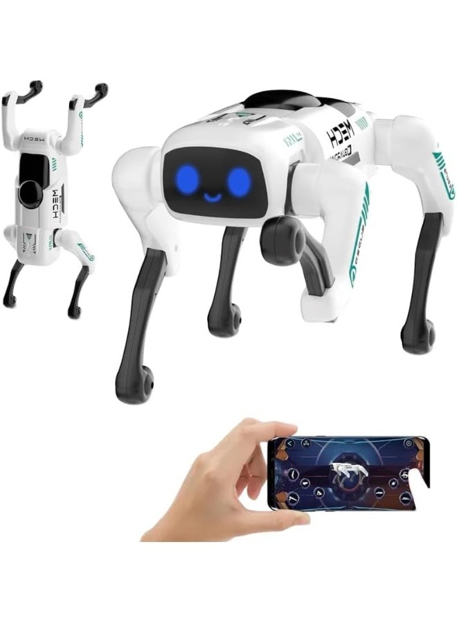 DmarQa RC Robot Dog Toy | Intelligent Remote Control Mech Puppy with Walking, Music & Lights - Image 3
