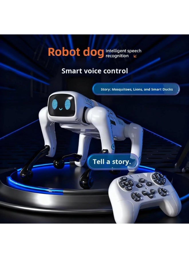 DmarQa RC Robot Dog Toy | Intelligent Remote Control Mech Puppy with Walking, Music & Lights - Image 4