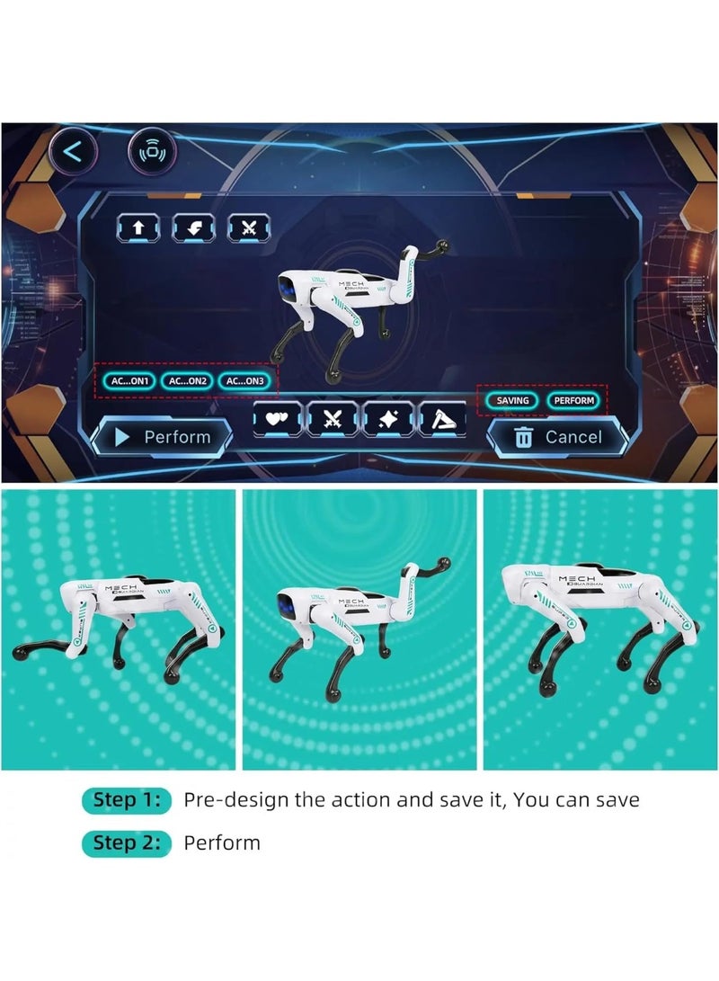 DmarQa RC Robot Dog Toy | Intelligent Remote Control Mech Puppy with Walking, Music & Lights - Image 1