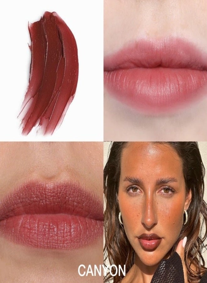 REFY Lip Blush – Canyon | Deep Reddy Brown, Soft-Blur Hydrating Tint, 0.16 oz / 4.7 g - Image 2
