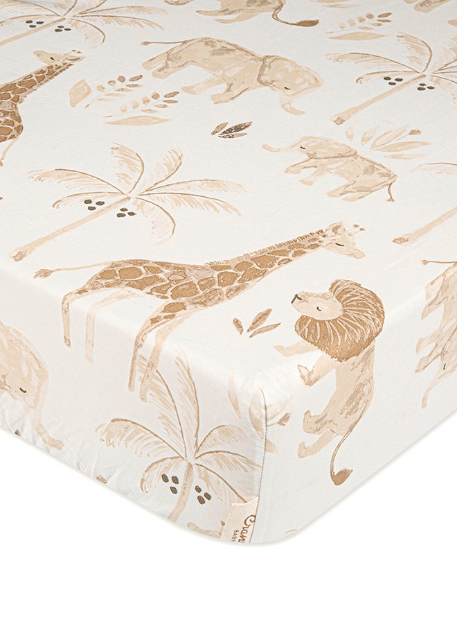 Crane BABY Kendi Crib Sheet (Animal) - Image 4