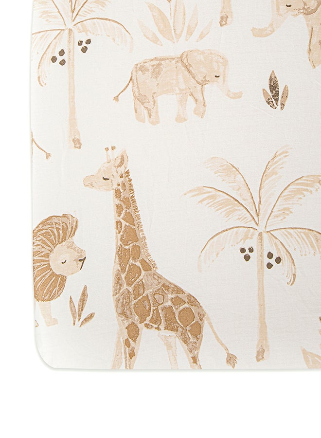 Crane BABY Kendi Crib Sheet (Animal) - Image 3