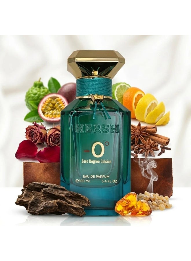 هيرش عطر هيرش زيرو ديجري سيلسيوس أو دو بارفان 100 مل للجنسين - Image 2