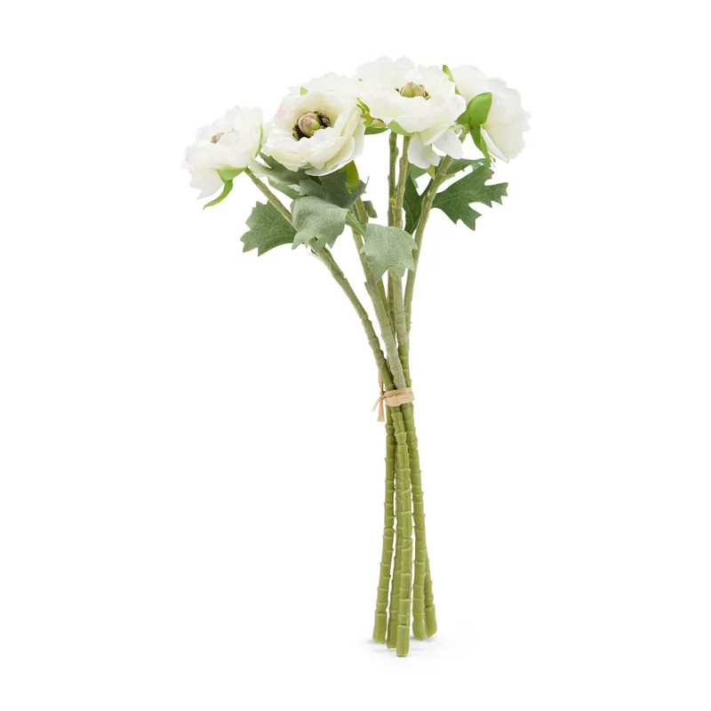 يسكن Dwell Lg Aria Ranunculus (Length 32Cm, Offwhite)
