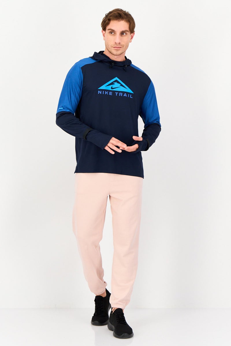 Nike Men Sportswear Fit Long Sleeve Running Hoodie, Multicolor - Image 3