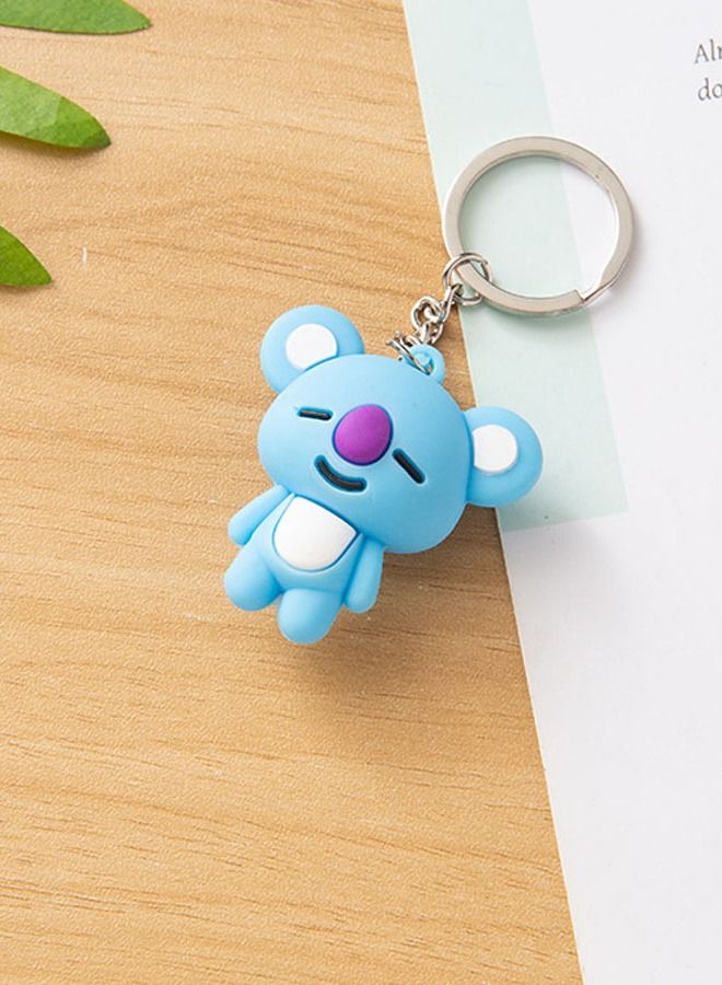 ميدالية مفاتيح كرتونية مميزة بتصميم BST  اكسسوار مميز مناسب للمفاتيح والحقائب