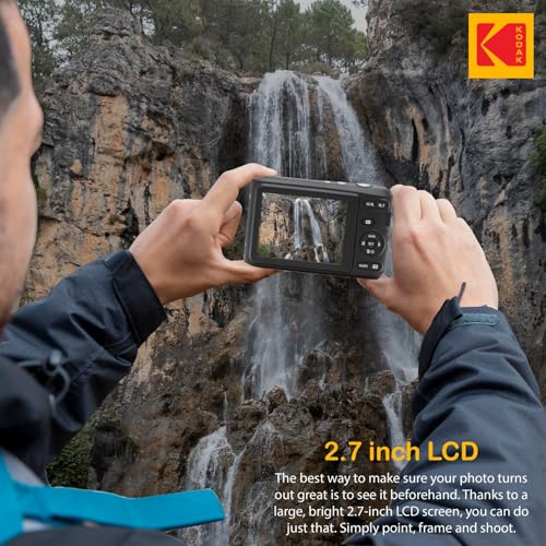 Photo4Less كاميرا Kodak PIXPRO FZ45 الرقمية + حقيبة كاميرا نقطة وتصوير + بطاقة ذاكرة Sandisk 128GB SDXC - Image 5