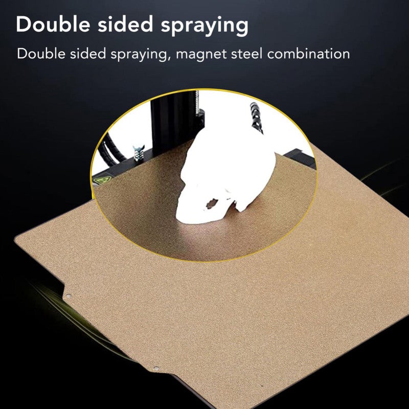 3D Printer Build Plate 410x430mm Strong Adhesion Double Sided PEI Plate - Excellent Print Effects Spring Steel Plate for 3D Printers & Multi-Material Printing - Image 4