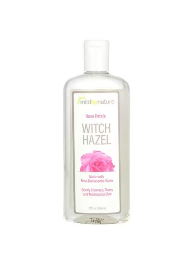 mild by Nature Witch Hazel, Rose Petals, Alcohol-Free, 12 fl oz (355 ml) 
