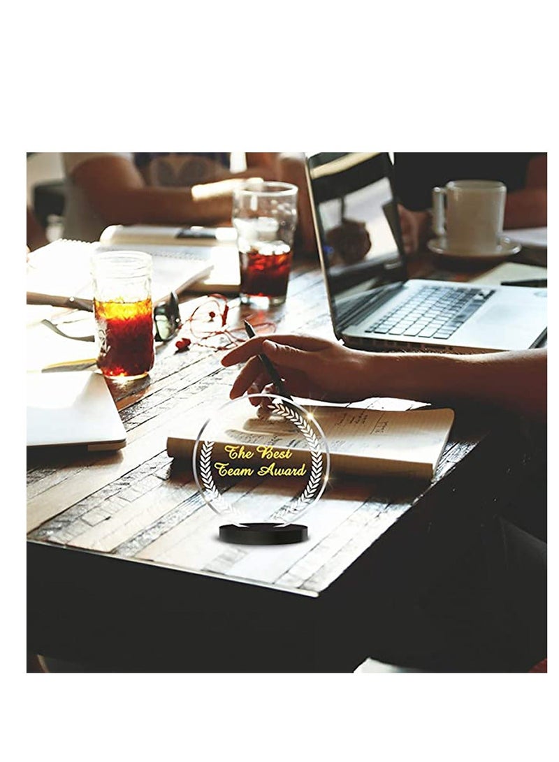 شو وو Clear Acrylic Sheet Thick Plastic Disc Transparent Round Panel Circle Sheets Sign for Picture Frame Painting Decorative Ornament, DIY Projects Arts and Crafts - Image 4