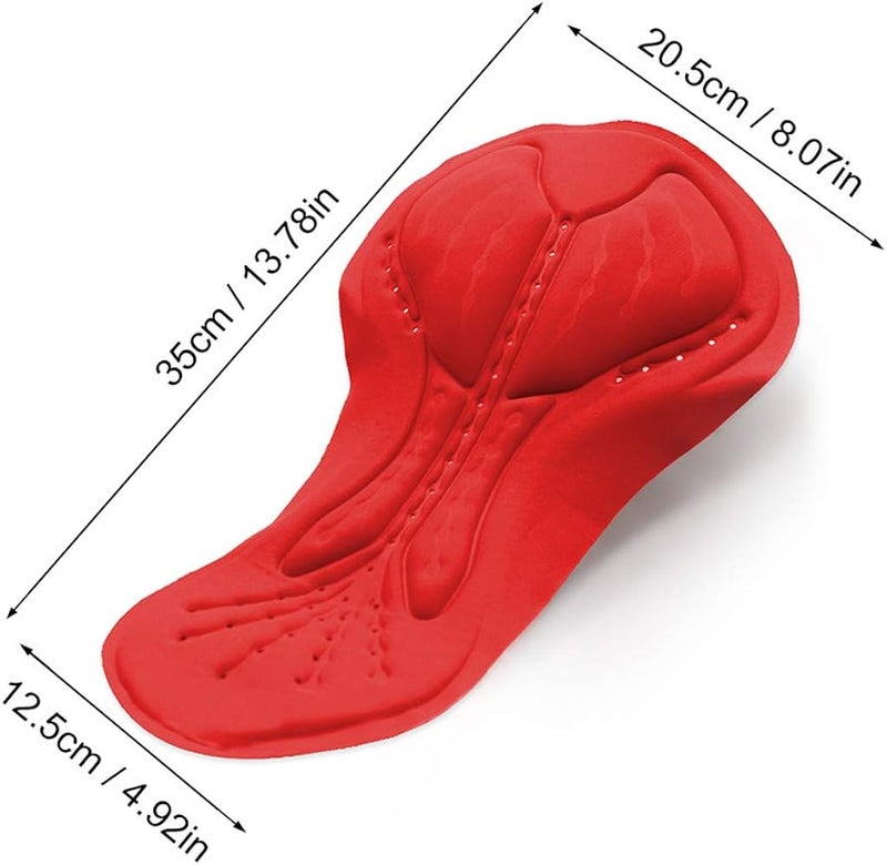 klarako Breathable Gel Silicone Pad for Bike Bicycle Shorts Pants for Womens Mens, Cycling Clothing Seat Pad - 3 Colors - Image 2