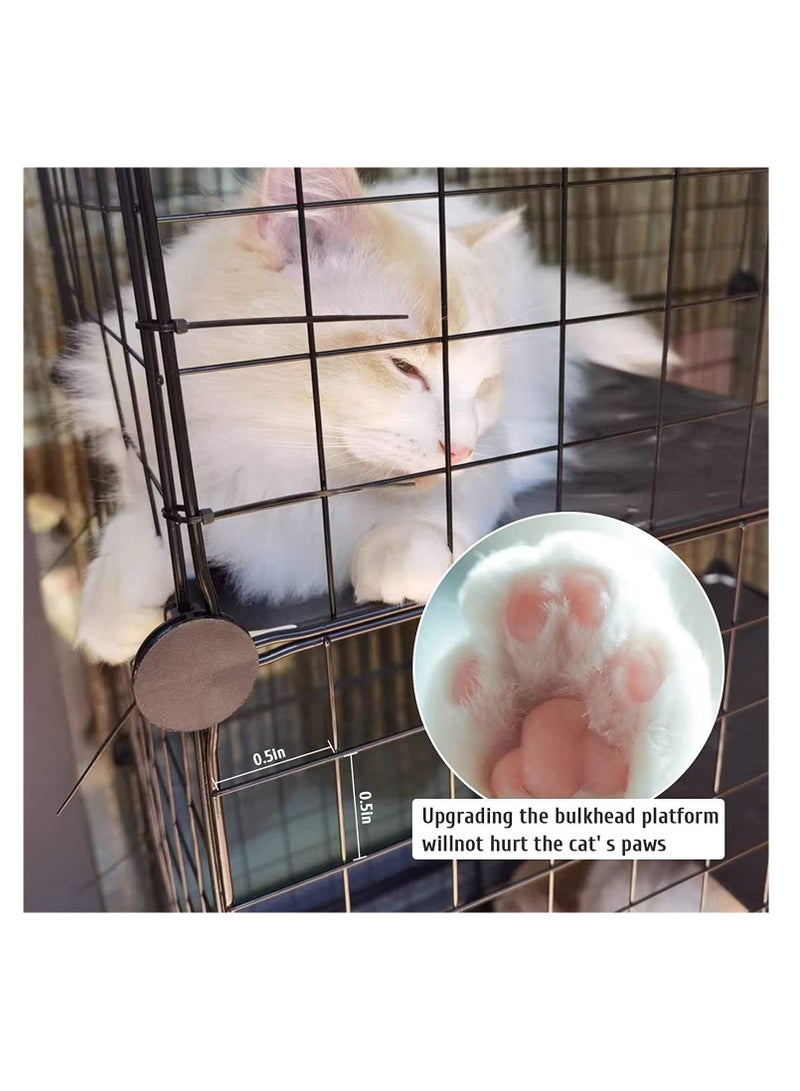 دوبكارت قفص القطط، قفص الحيوانات الأليفة بتصميم DIY بيوت روضة للقطط الصغيرة لجرو القطط الأليفة - Image 5