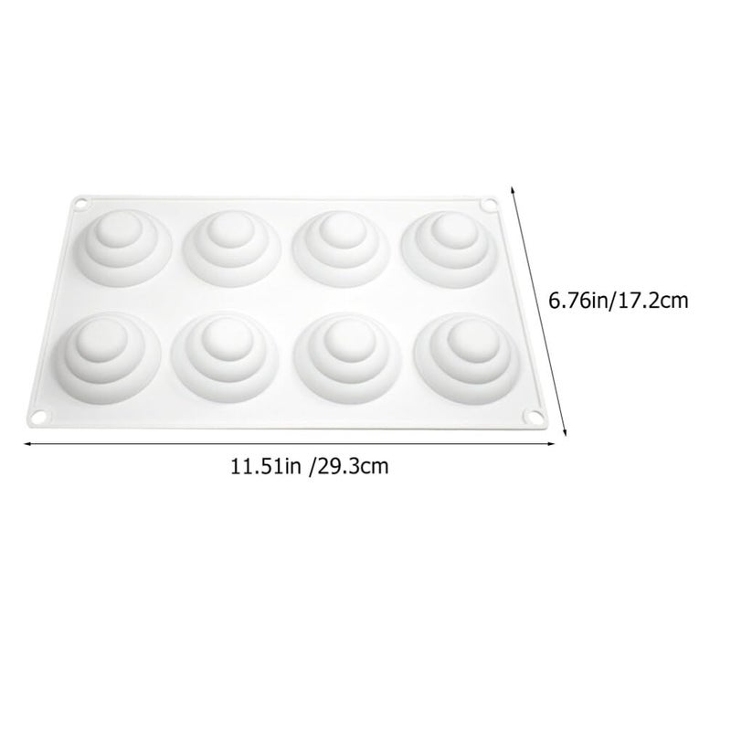 Mini Silicone Cake Mold Nonstick Baking Pan For Mousse Dessert Decoration - Image 3