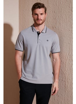 Buratti Cotton Buttoned Slim Fit Polo T Shirt Men's Polo T Shirt 5902118  - Image 1