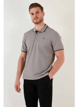 Buratti Cotton Buttoned Slim Fit Polo T Shirt Men's Polo T Shirt 5902118  - Image 3