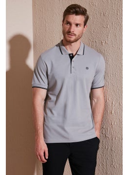 Buratti Cotton Buttoned Slim Fit Polo T Shirt Men's Polo T Shirt 5902118  - Image 5