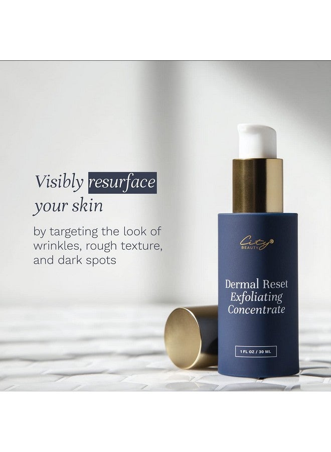 City Beauty Dermal Reset Exfoliating Concentrate - Aha Lactic Acid Daily Facial Exfoliant - Solution For Wrinkles, Texture, Discoloration, & Pores - Anti-Aging Cruelty-Free Skin Care - Image 3