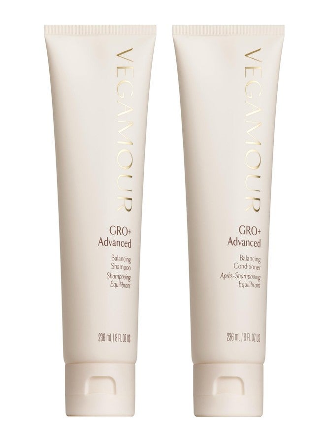 VEGAMOUR GRO+ Advanced Balancing Shampoo & Conditioner Kit, MD-Formulated, Color Safe - Reduces Breakage, Balances Scalp, Vegan & Cruelty-Free - Image 1