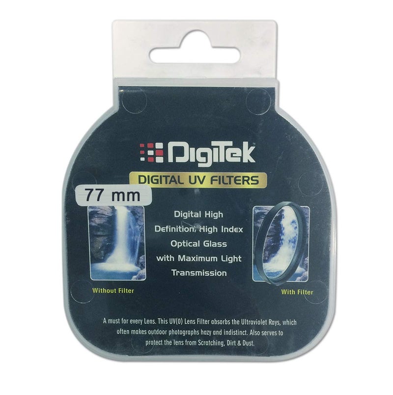 DIGITEK® (UV77) 77mm UV Filter with Slim Frame for DSLR Camera Lens Protection from UV Rays, Dust & Scratches - Image 4