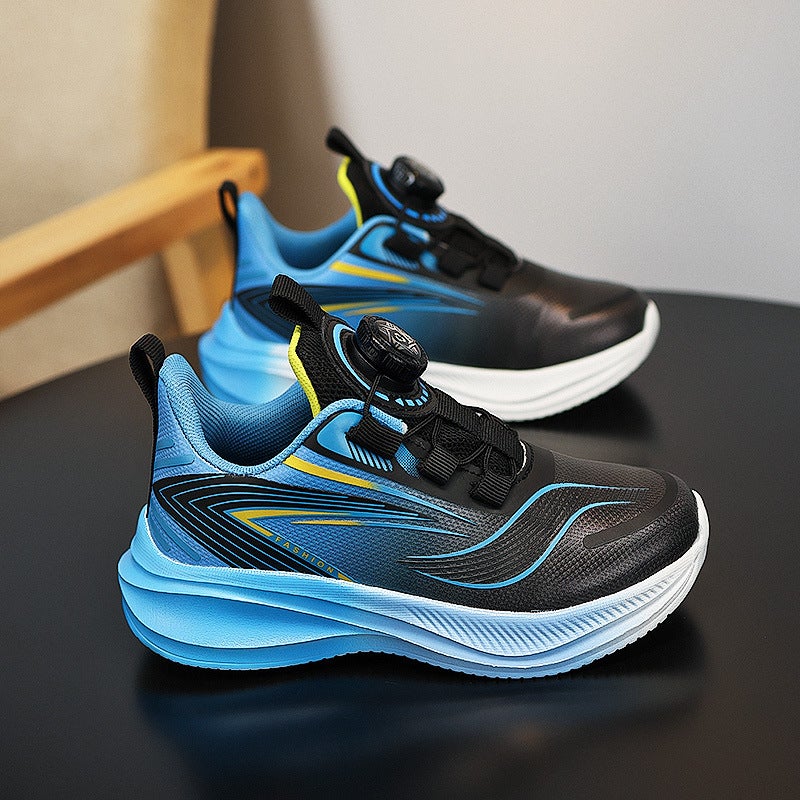 Mesh Sneakers Lightweight Flexible Sole Walking Shoes For Kids Indoor And Outdoor Activities - Image 1