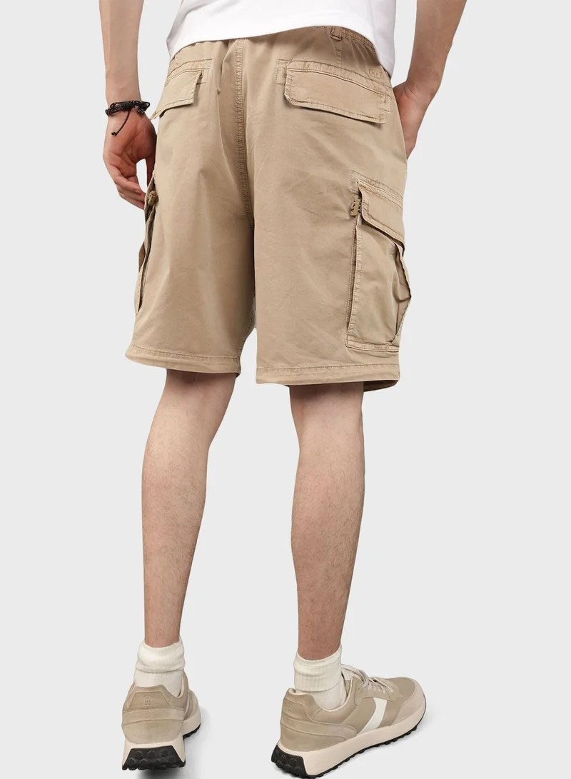 امريكان ايجل Drawstring Parachute Cargo Shorts