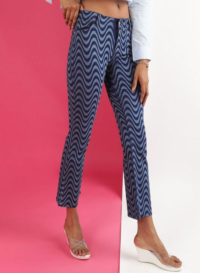 Freehand Women Bootcut Laser Print High Rise Jeans - Image 2