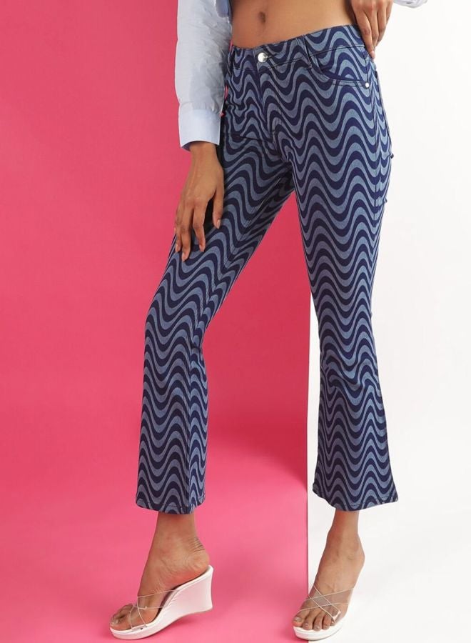 Freehand Women Bootcut Laser Print High Rise Jeans - Image 3