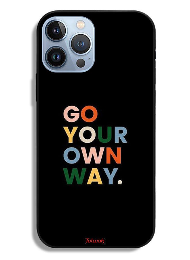 Tolwak Apple iPhone 13 Pro Max Protective Case Go Your Own Way - Image 2